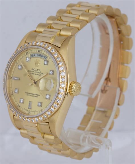 rolex day date gold 36mm.